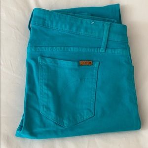 Like-new Joe’s Turquoise Skinny Jeans